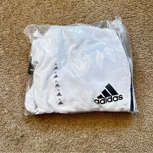 Adidas Essentials 3-strips sweatpants white